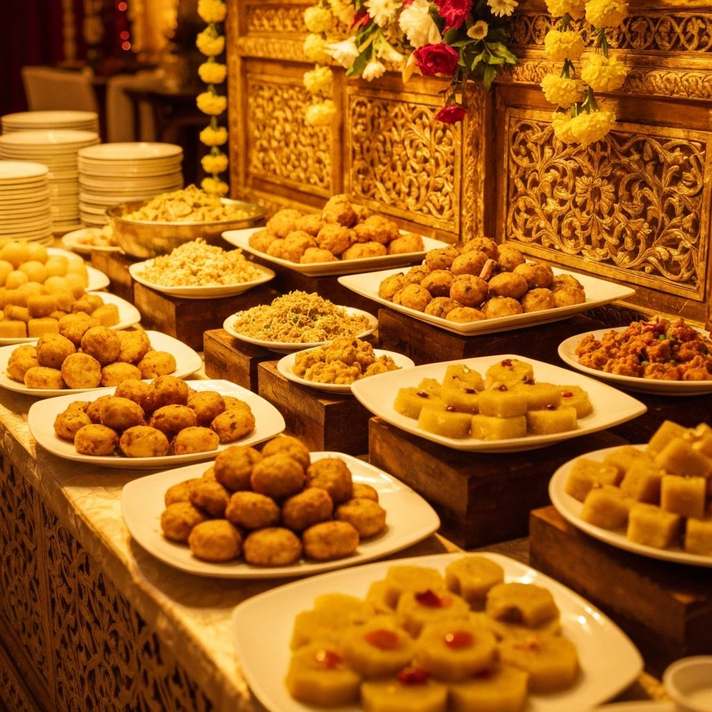 Traditional Indian Wedding Buffet